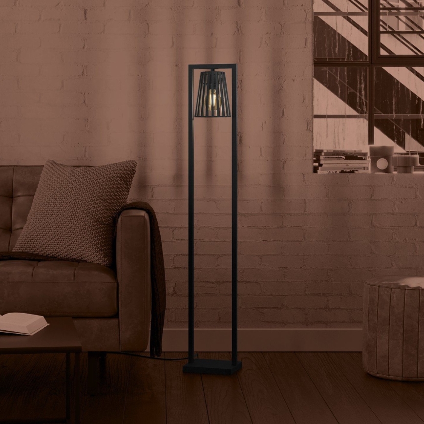 Eglo - Лампион 1xE27/40W/230V черен