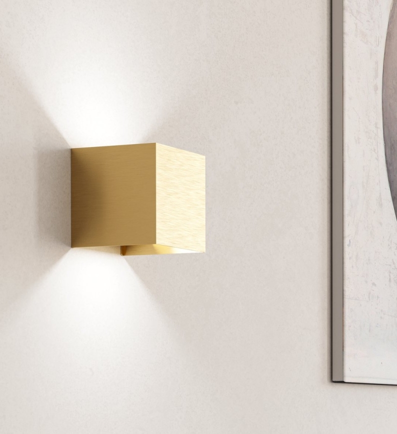 Eglo - LED аплик 2xLED/1,5W/230V 3000K златист