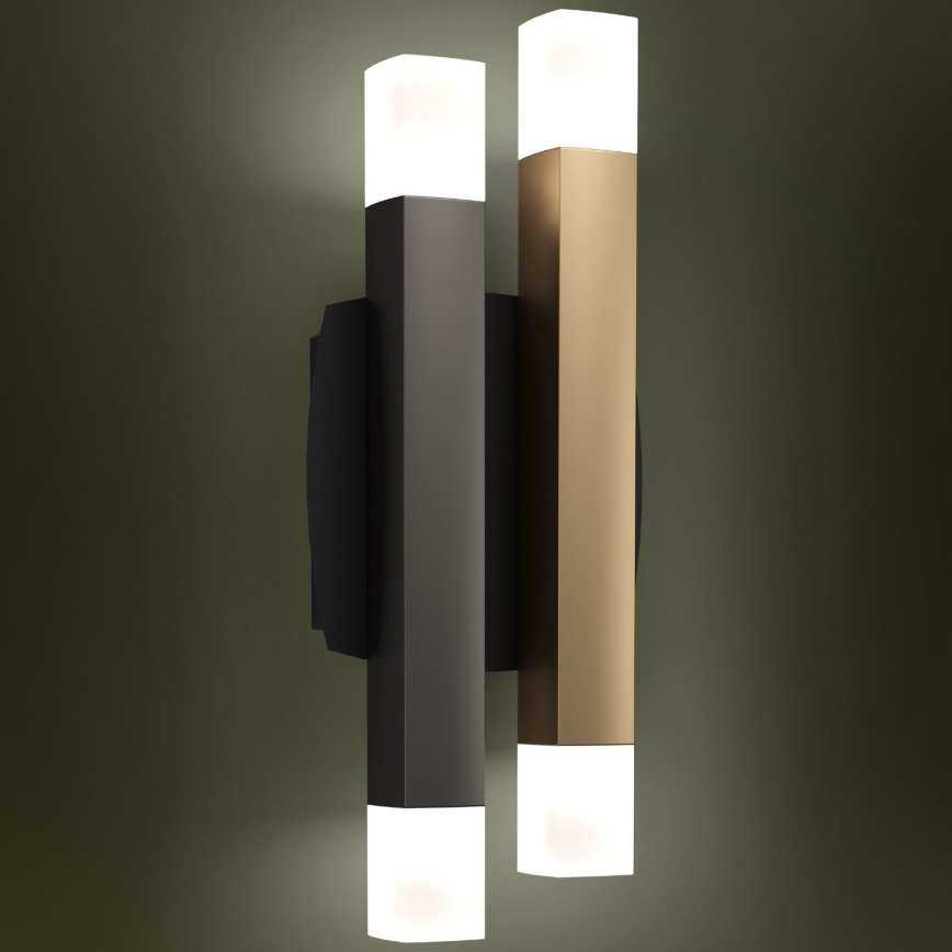 Eglo - LED аплик 4xLED/3,3W/230V 3000K антрацит/златист