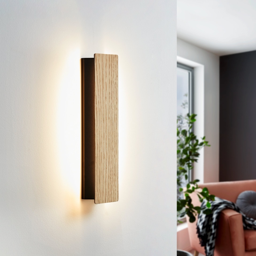 Eglo - LED аплик LED/12W/230V 3000K кафяв