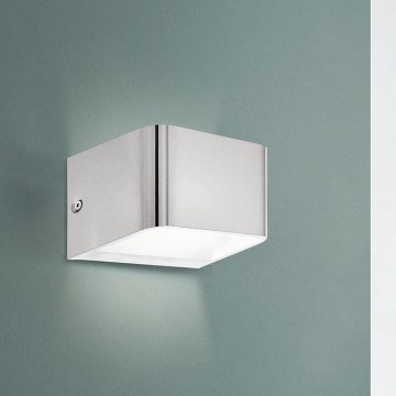 Eglo - LED аплик LED/6W/230V 3000K матов хром