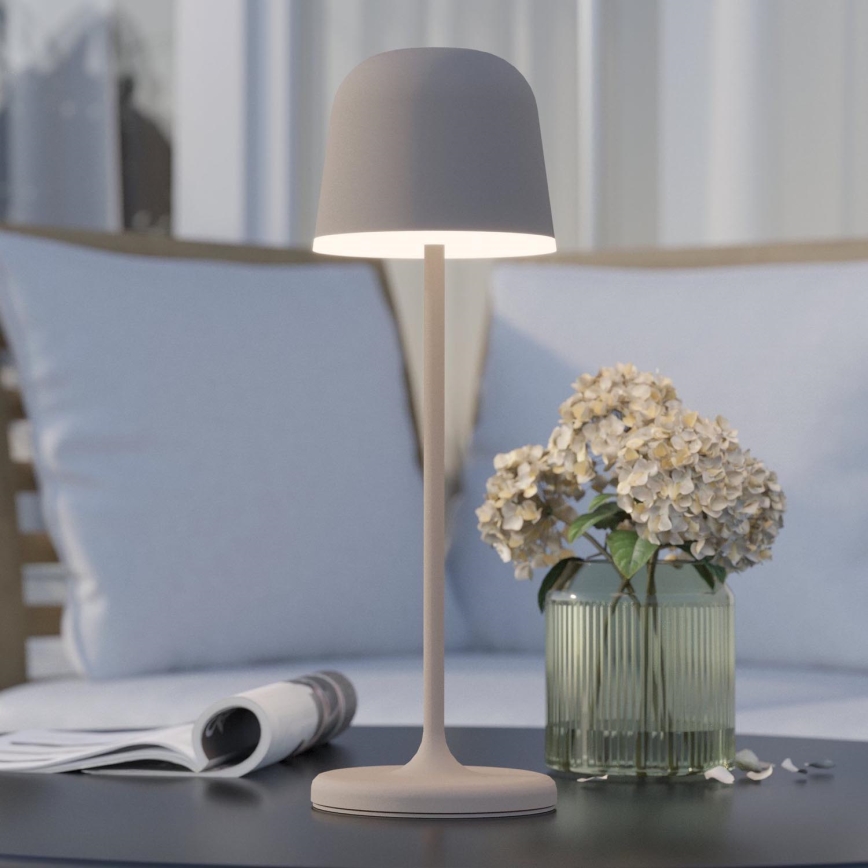 Eglo - LED Димируем екстериорен акумулаторен лампа LED/2,2W/5V 1800 mAh бежов IP54