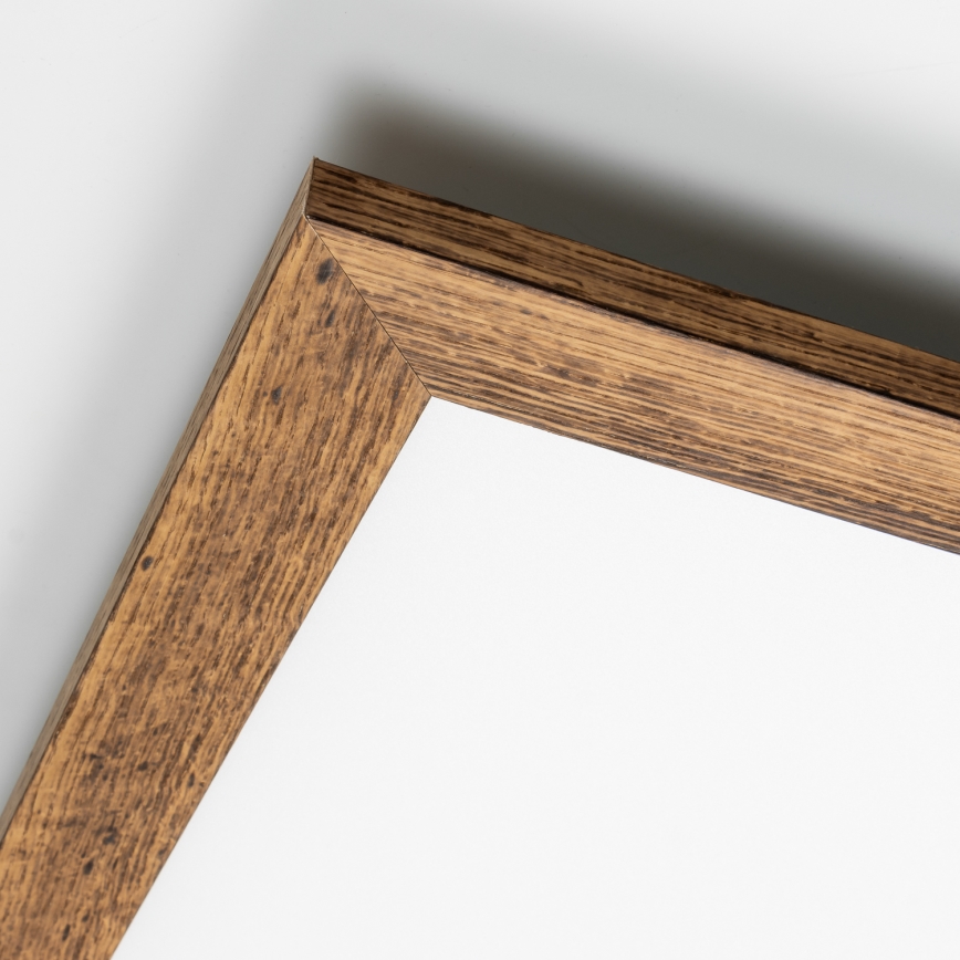 Eglo - LED Димируем панел за повърхностен монтаж POZZALLO WOOD LED/21W/230V 2700-6500K 49,5x49,5 см кафяв + дистанционно управление