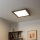 Eglo - LED Димируем панел за повърхностен монтаж SALOBRENA 2 WOOD LED/25W/230V 4000K 49,5x49,5 см тъмнокафяв