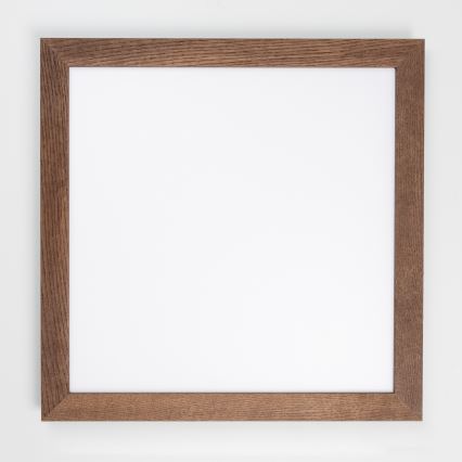 Eglo - LED Димируем панел за повърхностен монтаж SALOBRENA-CL WOOD LED/31W/230V 2700-6500K 64x64 см тъмнокафяв
