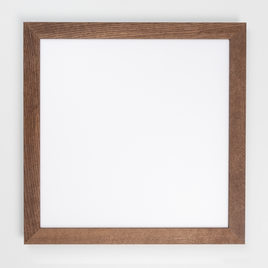 Eglo - LED Димируем панел за повърхностен монтаж SALOBRENA-CL WOOD LED/31W/230V 2700-6500K 64x64 см тъмнокафяв