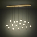 Eglo - LED Димируем пендел 17xLED/3W/230V 3000K златист