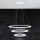 Eglo - LED Димируем пендел 1xLED/45W/230V + 1xLED/33W + 1xLED/19,5W