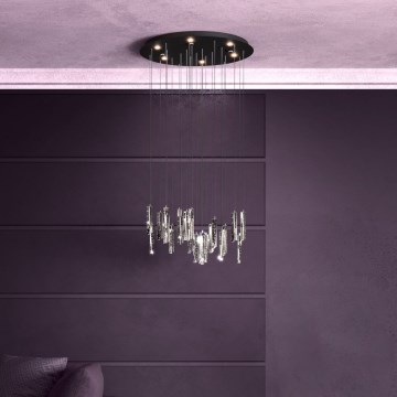 Eglo - LED Димируем пендел 6xLED/4,2W/230V 3000K прозрачен