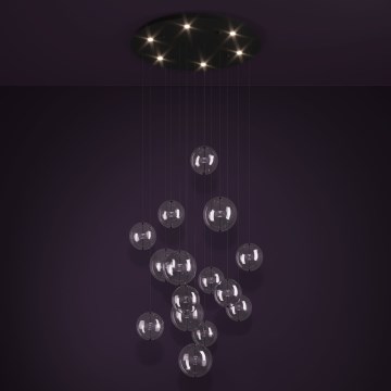 Eglo - LED Димируем пендел 6xLED/4,2W/230V 3000K прозрачен