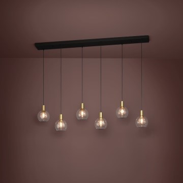 Eglo - LED Димируем пендел 6xLED/5,4W/230V 3000K златист