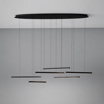 Eglo - LED Димируем пендел 6xLED/8,4W/230V 3000K черен