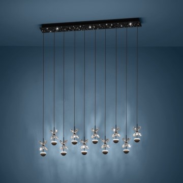 Eglo - LED Димируем пендел LED/23W/230V 3000K черен
