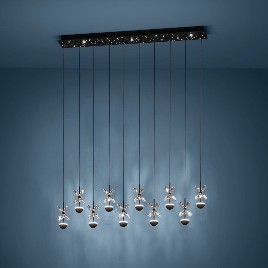 Eglo - LED Димируем пендел LED/23W/230V 3000K черен