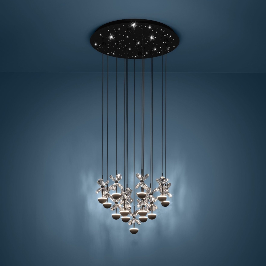 Eglo - LED Димируем пендел LED/27W/230V 3000K черен