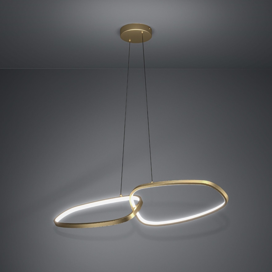 Eglo - LED Димируем пендел LED/37,5W/230V 3000K златист