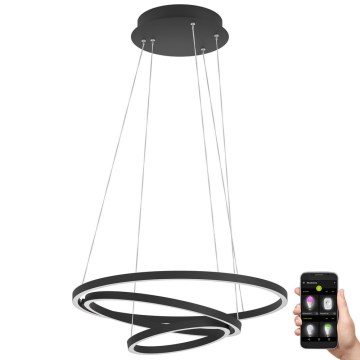 Eglo - LED Димируем пендел LED/43,2W/230V черен