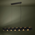 Eglo - LED Димируем пендел LED/44W/230V 3000K черен/златист