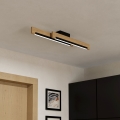Eglo - LED Димируем плафон 2xLED/10W/230V 3000K черен/бежов