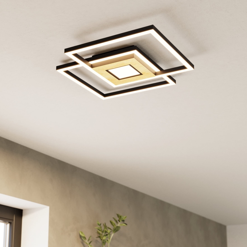 Eglo - LED Димируем плафон 2xLED/17W/230V +1xLED/4,2W 2700-6500K + дистанционно управление