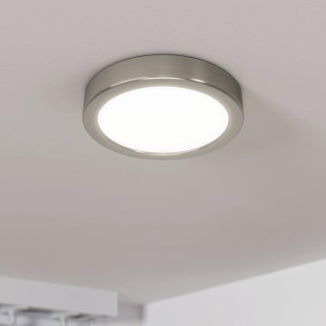Eglo - LED Димируем плафон LED/11W/230V матов хром