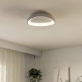 Eglo - LED Димируем плафон LED/12W/230V 2700-6500K бял + дистанционно управление