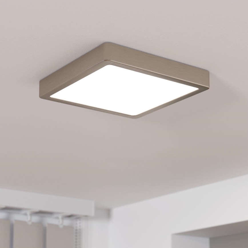 Eglo - LED Димируем плафон LED/17W/230V матов хром