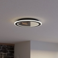 Eglo - LED Димируем плафон LED/20W/230V 2700-6500K черен + дистанционно управление