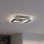 Eglo - LED Димируем плафон LED/20W/230V 2700-6500K черен + дистанционно управление