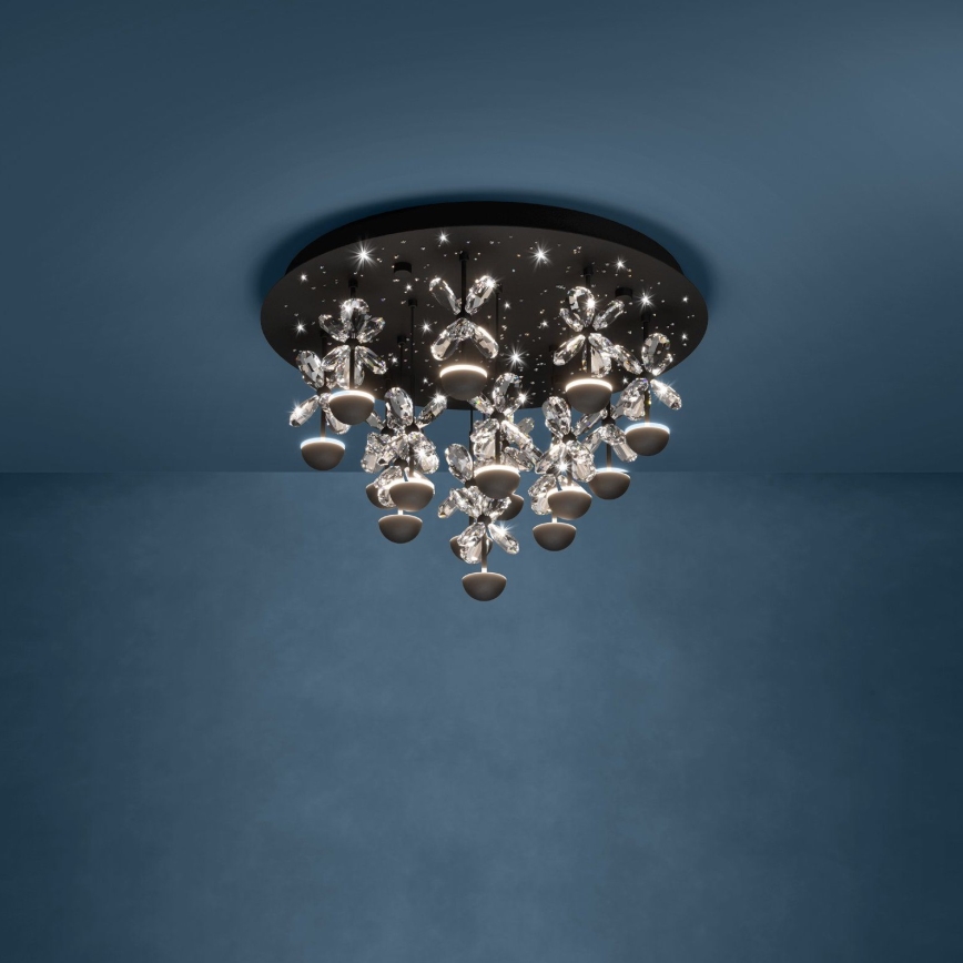 Eglo - LED Димируем плафон LED/27W/230V 3000K черен