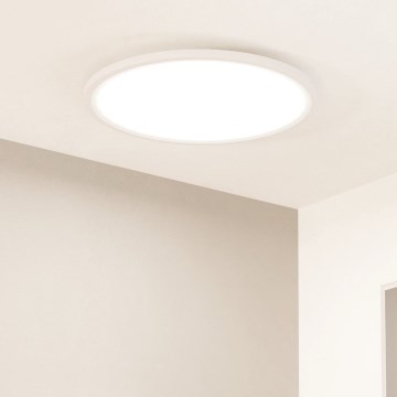 Eglo - LED Димируем плафон LED/41W/230V Ø 60 см бял