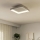 Eglo - LED Димируем плафон LORETELLO LED/12W/230V бял + дистанционно управление