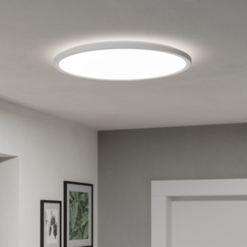 Eglo - LED Димируем плафон за баня LED/16,8W/230V 2700-6500K Ø 50 см IP44 бял + дистанционно управление