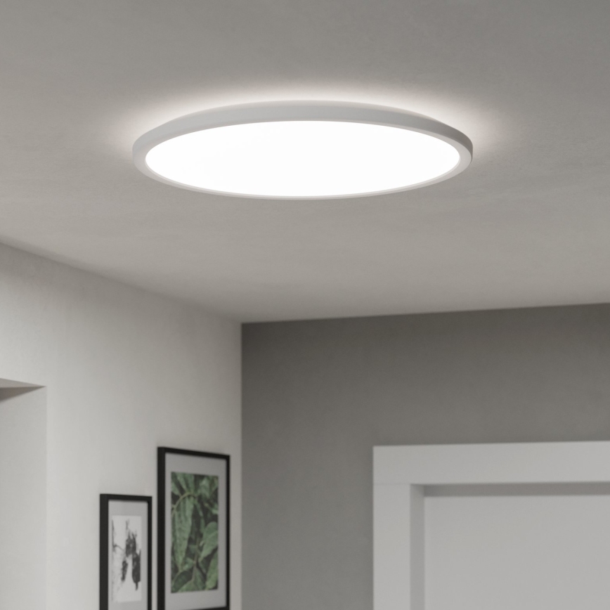 Eglo - LED Димируем плафон за баня LED/16,8W/230V 2700-6500K Ø 50 см IP44 бял + дистанционно управление
