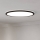 Eglo - LED Димируем плафон за баня LED/16,8W/230V 2700-6500K Ø 50 см IP44 черен + дистанционно управление