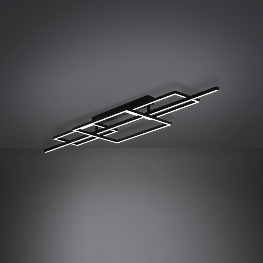 Eglo - LED Димируем полилей за повърхностен монтаж LED/34,5W/230V 3000K черен