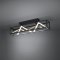 Eglo - LED Димируем полилей за повърхностен монтаж LED/45W/230V 2700-6500K черен/златист + дистанционно управление