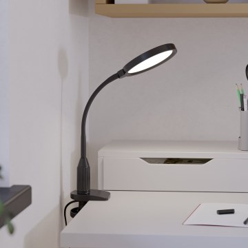 Eglo - LED димируема гъвкава лампа с щипка LED/5,5W/230V 2700/4000/6500K черна