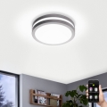 Eglo - LED Димируема лампа за баня LOCANA-C LED/14W сива IP44