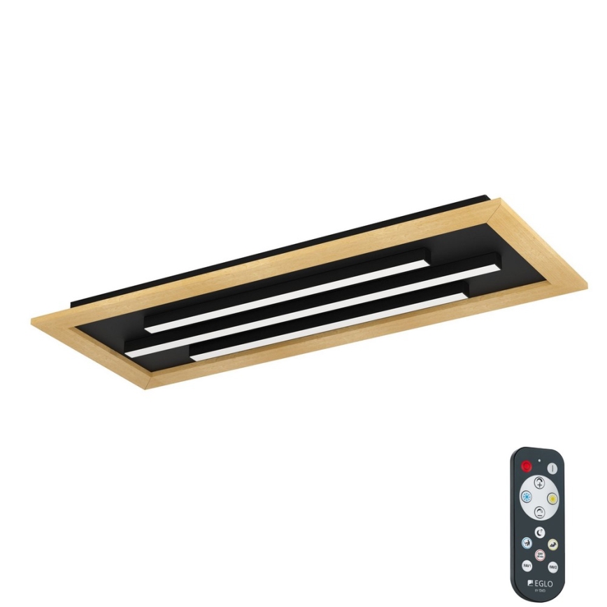 Eglo - LED Димируема плафониера LED/32,1W/230V + дистанционно