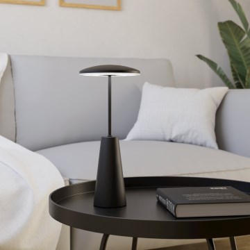 Eglo - LED Димируема сензорна екстериорна лампа LED/2,8W/5V 2400K/3000K/4000K 5200 mAh IP54 черен