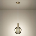 Eglo - LED димируема висяща лампа на кабел LED/6W/230V + LED/1,6W 2200-6500K Ø 25 см, златиста