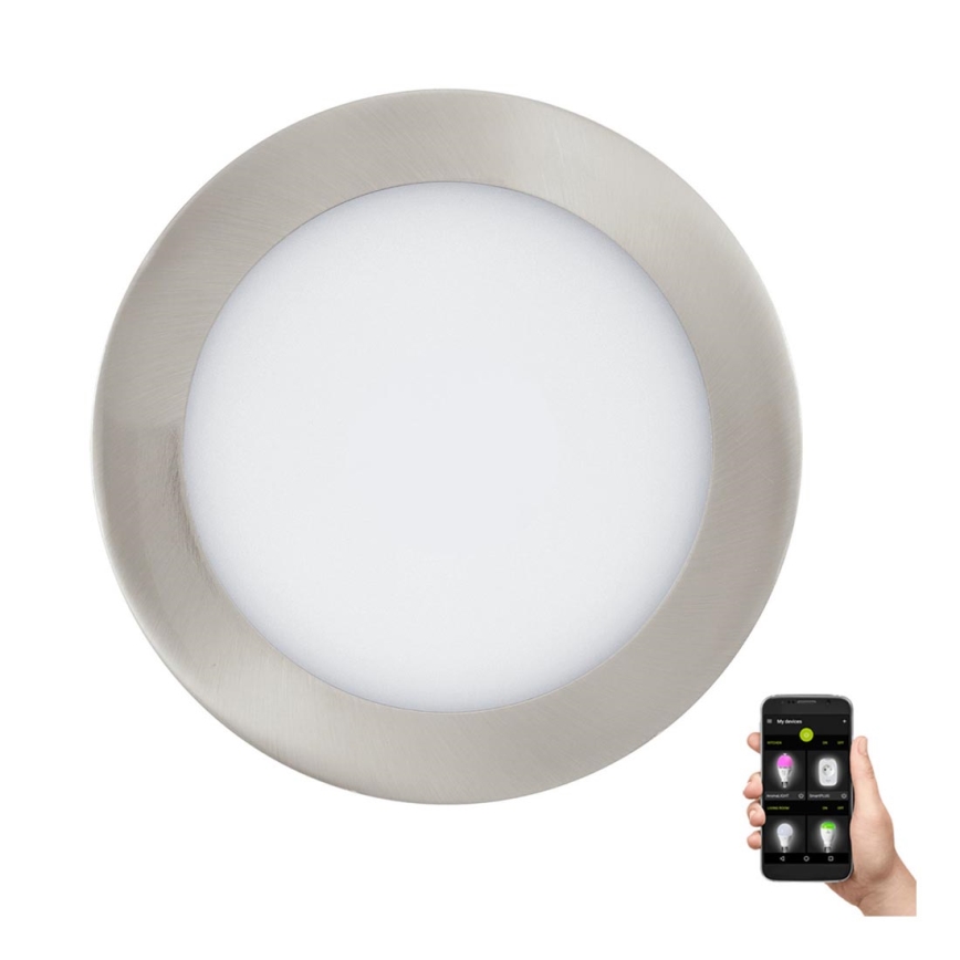 Eglo - LED димируемо вградено осветително тяло за баня LED/10,5W/230V IP44 ZigBee Ø 16,5 cm