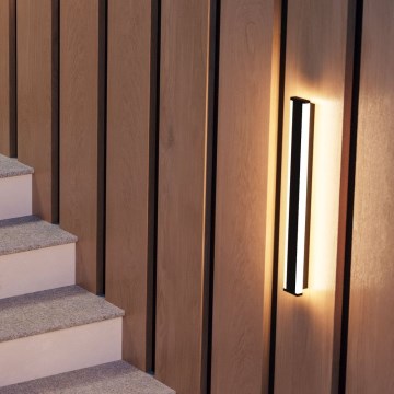 Eglo - LED Екстериорен аплик 2xLED/7W/230V 3000K IP55 черен