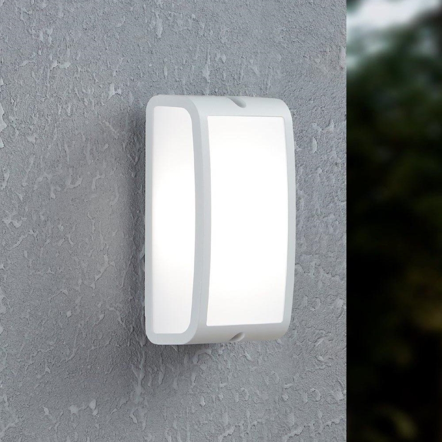 Eglo - LED Екстериорен аплик LED/10,5W/230V бял IP54
