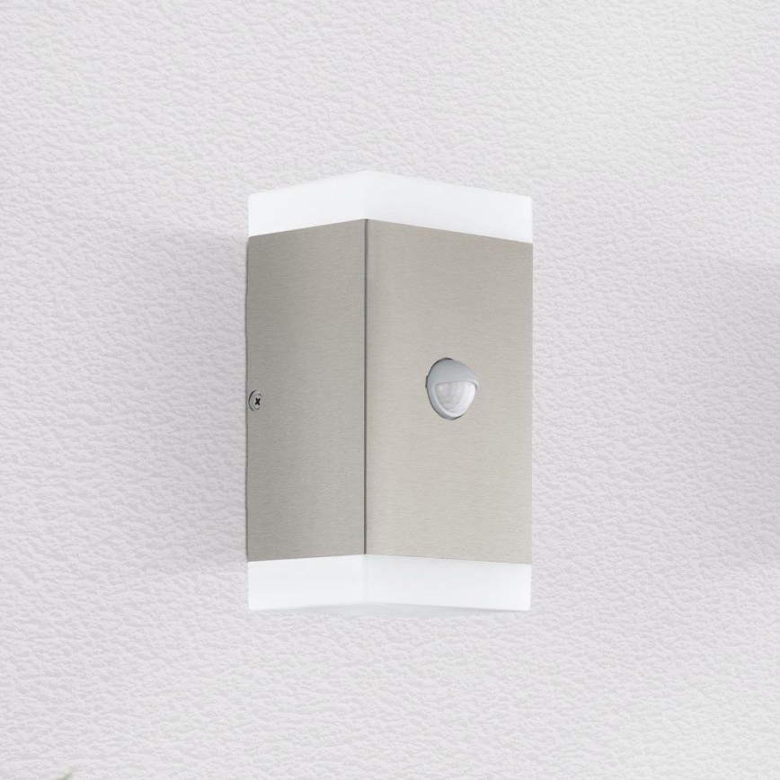 Eglo - LED Екстериорен аплик със сензор 2xGU10/4,6W/230V IP44