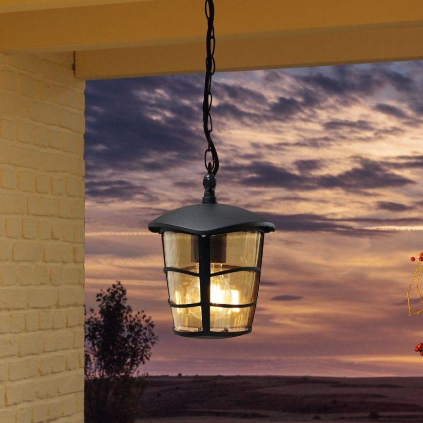 Eglo - LED Екстериорен полилей 1xE27/8,5W/230V IP44