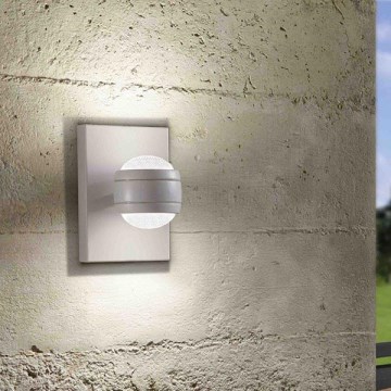 Eglo - LED Екстериорна лампа 2xLED/3,7W/230V IP44