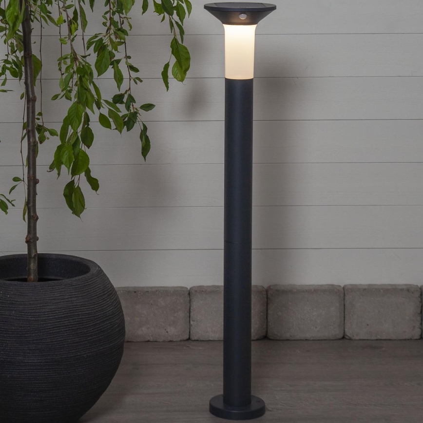 Eglo - LED Екстериорна соларна лампа със сензор 6xLED/0,03W/3,7V 1500 mAh IP44