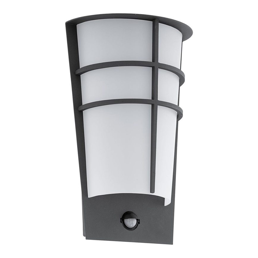 Eglo - LED Екстериорна Стенна лампа със сензор 2xLED/2,5W IP44